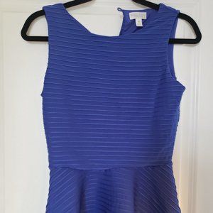 Blue XS Bisou Bisou Peplum Work Top